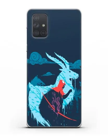 Чехол аниме Принцесса Мононоке - Аситака силиконовый для Samsung Galaxy A71 [SM-A715F]