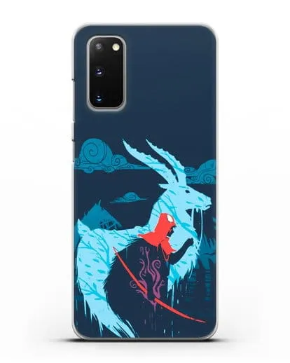 Чехол аниме Принцесса Мононоке - Аситака силиконовый для Samsung Galaxy S20 [SM-G980F]