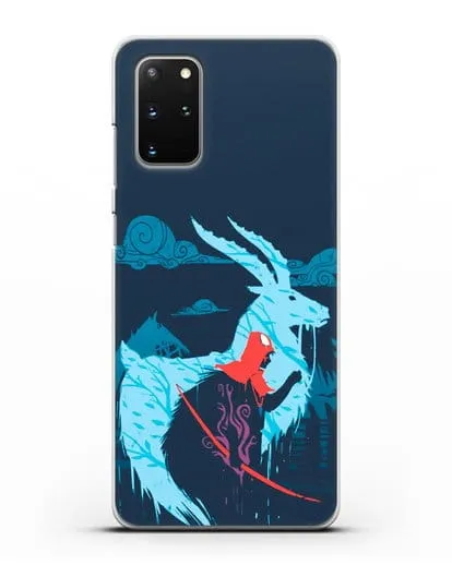 Чехол аниме Принцесса Мононоке - Аситака силиконовый для Samsung Galaxy S20 Plus [SM-G985F]