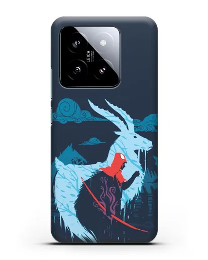 Чехол аниме Принцесса Мононоке - Аситака силиконовый для Xiaomi 14