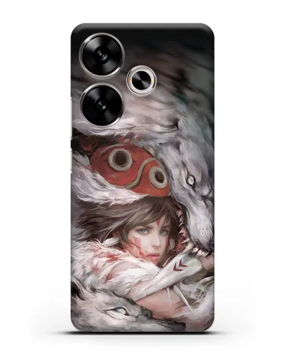Чехол аниме Принцесса Мононоке - Защитница леса Мононоке силиконовый для Xiaomi Poco F6