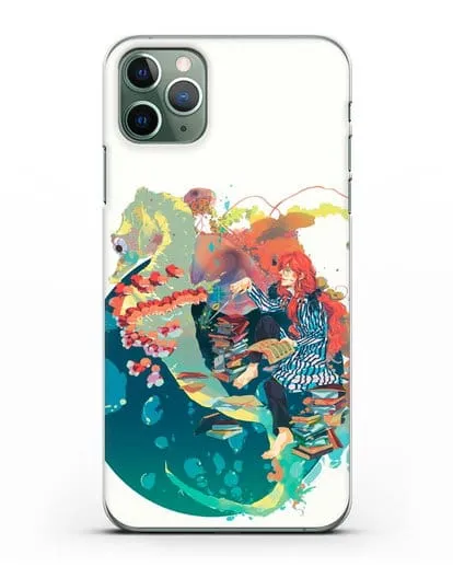 Чехол аниме Рыбка Поньо на утёсе - Колдун Фудзимото силиконовый для iPhone 11 Pro