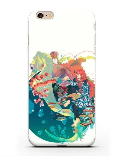 Чехол аниме Рыбка Поньо на утёсе - Колдун Фудзимото силиконовый для iPhone 6 Plus