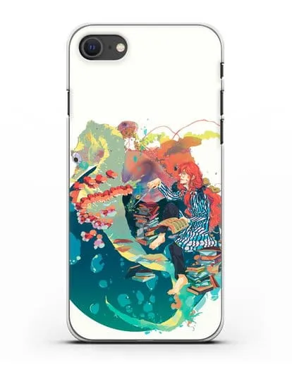 Чехол аниме Рыбка Поньо на утёсе - Колдун Фудзимото силиконовый для iPhone SE 2020