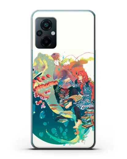 Чехол аниме Рыбка Поньо на утёсе - Колдун Фудзимото силиконовый для Xiaomi Poco M5