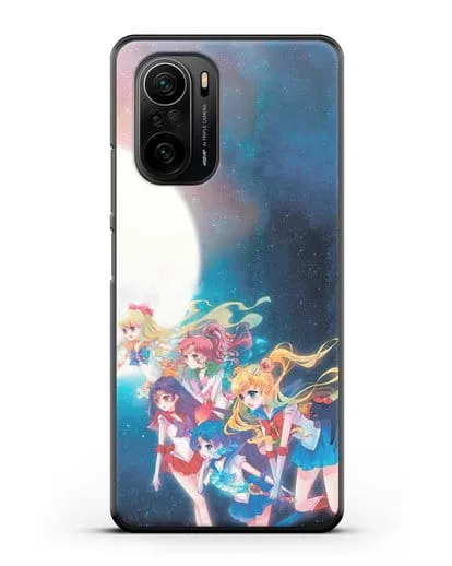 Чехол аниме Сейлор Мун - Команда Сейлор Мун силиконовый для Xiaomi Poco F3