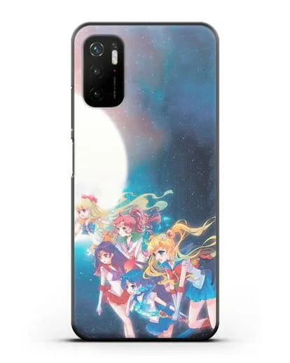 Чехол аниме Сейлор Мун - Команда Сейлор Мун силиконовый для Xiaomi Poco M3 Pro