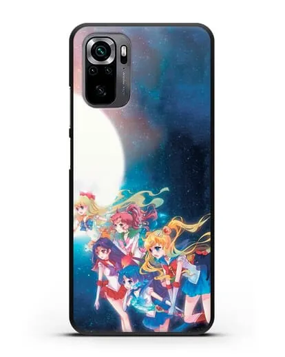 Чехол аниме Сейлор Мун - Команда Сейлор Мун силиконовый для Xiaomi Poco M5s