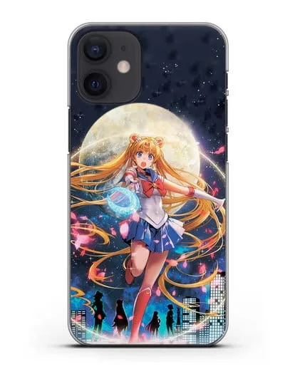Чехол аниме Сейлор Мун - Сейлор Мун силиконовый для iPhone 12 mini