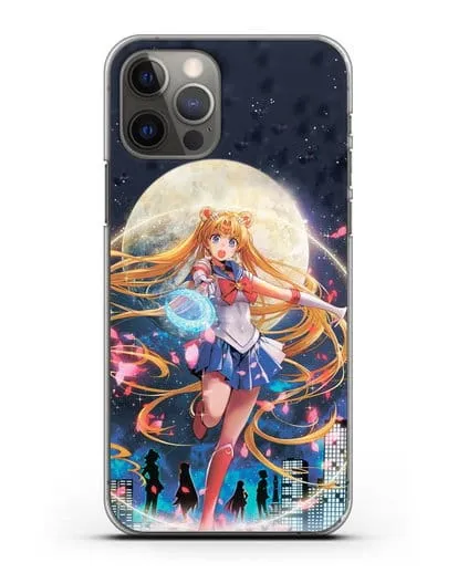 Чехол аниме Сейлор Мун - Сейлор Мун силиконовый для iPhone 12 Pro