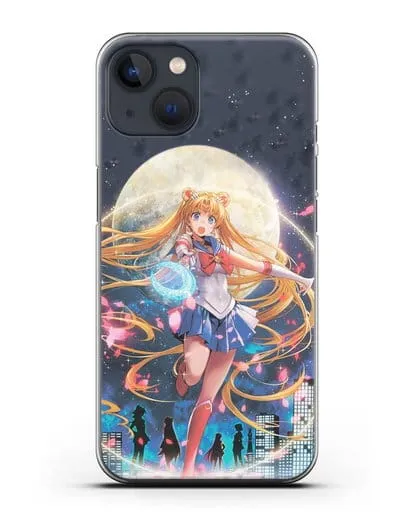 Чехол аниме Сейлор Мун - Сейлор Мун силиконовый для iPhone 13 Mini