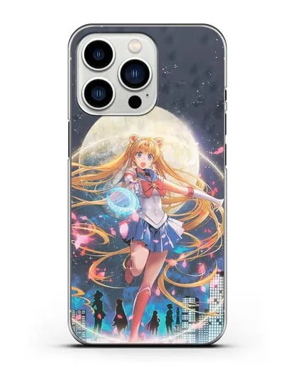 Чехол аниме Сейлор Мун - Сейлор Мун силиконовый для iPhone 13 Pro