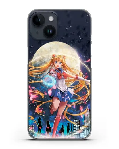 Чехол аниме Сейлор Мун - Сейлор Мун силиконовый для iPhone 14