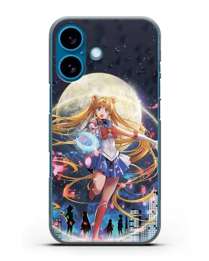 Чехол аниме Сейлор Мун - Сейлор Мун силиконовый для iPhone 16