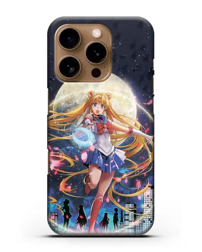 Чехол аниме Сейлор Мун - Сейлор Мун силиконовый для iPhone 16 Pro