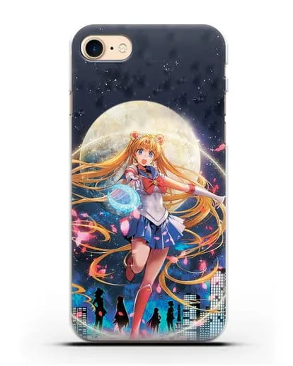 Чехол аниме Сейлор Мун - Сейлор Мун силиконовый для iPhone 7
