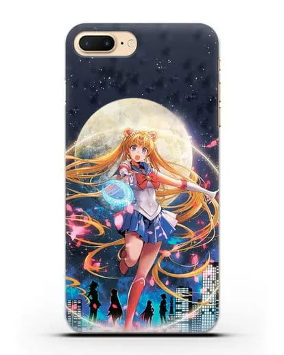 Чехол аниме Сейлор Мун - Сейлор Мун силиконовый для iPhone 7 Plus