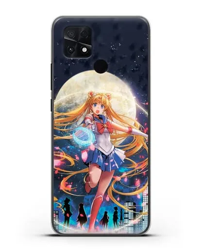 Чехол аниме Сейлор Мун - Сейлор Мун силиконовый для Xiaomi Poco C40