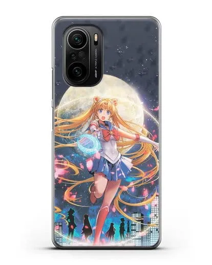 Чехол аниме Сейлор Мун - Сейлор Мун силиконовый для Xiaomi Poco F3