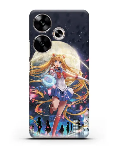 Чехол аниме Сейлор Мун - Сейлор Мун силиконовый для Xiaomi Poco F6