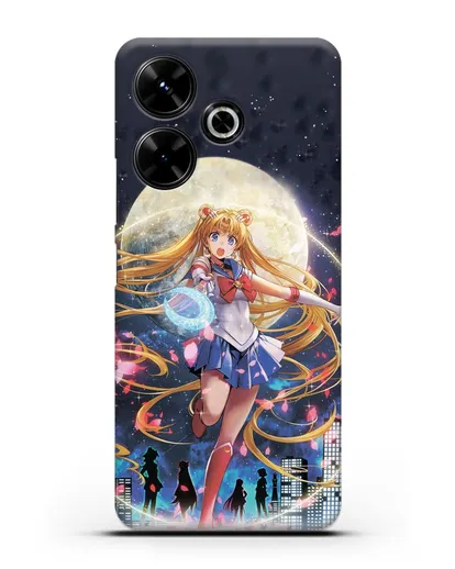 Чехол аниме Сейлор Мун - Сейлор Мун силиконовый для Xiaomi Poco M6
