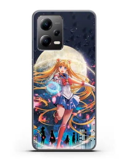 Чехол аниме Сейлор Мун - Сейлор Мун силиконовый для Xiaomi Poco X5