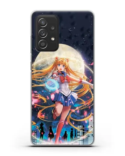 Чехол аниме Сейлор Мун - Сейлор Мун силиконовый для Samsung Galaxy A53