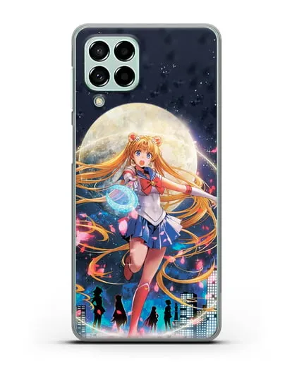 Чехол аниме Сейлор Мун - Сейлор Мун силиконовый для Samsung Galaxy M53 [SM-M536]