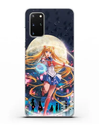 Чехол аниме Сейлор Мун - Сейлор Мун силиконовый для Samsung Galaxy S20 Plus [SM-G985F]