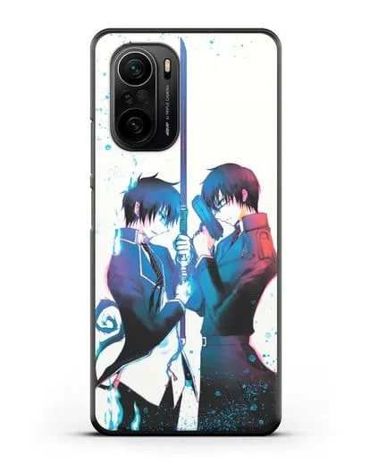 Чехол аниме Синий экзорцист - Братья-экзорцисты силиконовый для Xiaomi Poco F3