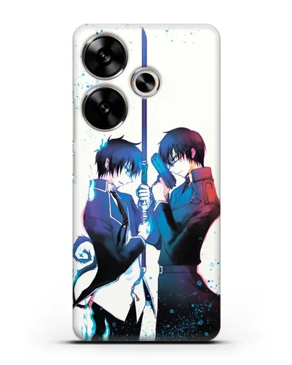 Чехол аниме Синий экзорцист - Братья-экзорцисты силиконовый для Xiaomi Poco F6