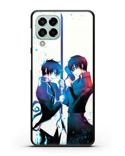 Чехол аниме Синий экзорцист - Братья-экзорцисты силиконовый для Samsung Galaxy M53 [SM-M536]