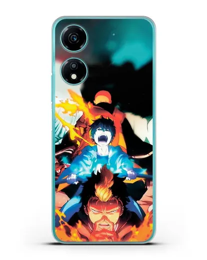Чехол аниме Синий экзорцист - Рин экзорцист силиконовый для Honor X5 Plus