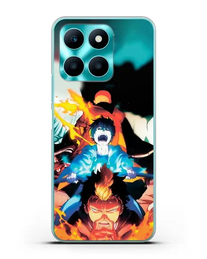 Чехол аниме Синий экзорцист - Рин экзорцист силиконовый для Honor X6a