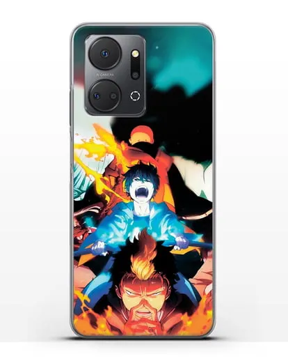 Чехол аниме Синий экзорцист - Рин экзорцист силиконовый для Honor X7a