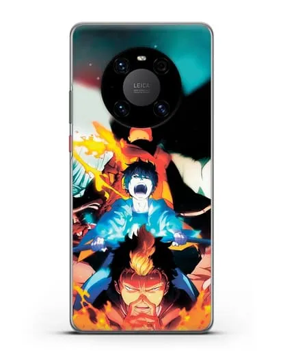 Чехол аниме Синий экзорцист - Рин экзорцист силиконовый для Huawei Mate 40 Pro