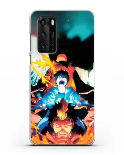 Чехол аниме Синий экзорцист - Рин экзорцист силиконовый для Huawei P40