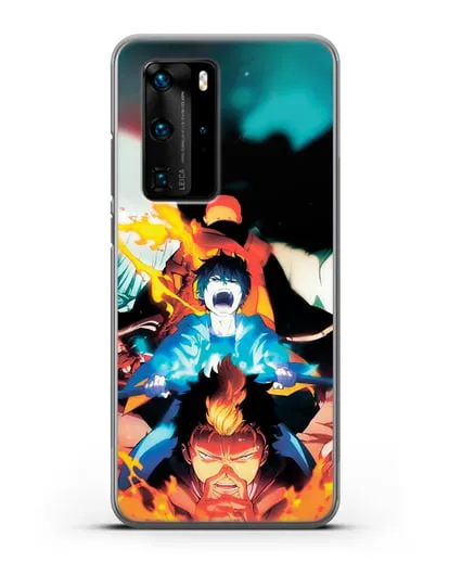 Чехол аниме Синий экзорцист - Рин экзорцист силиконовый для Huawei P40 Pro