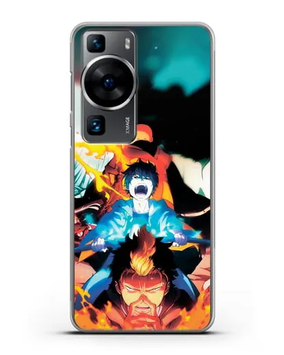 Чехол аниме Синий экзорцист - Рин экзорцист силиконовый для Huawei P60