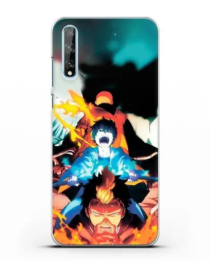 Чехол аниме Синий экзорцист - Рин экзорцист силиконовый для Huawei Y8P