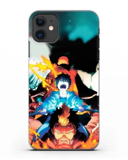 Чехол аниме Синий экзорцист - Рин экзорцист силиконовый для iPhone 11