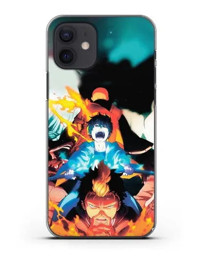 Чехол аниме Синий экзорцист - Рин экзорцист силиконовый для iPhone 12