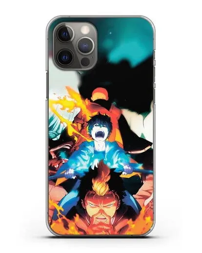 Чехол аниме Синий экзорцист - Рин экзорцист силиконовый для iPhone 12 Pro