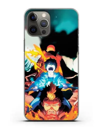 Чехол аниме Синий экзорцист - Рин экзорцист силиконовый для iPhone 12 Pro Max