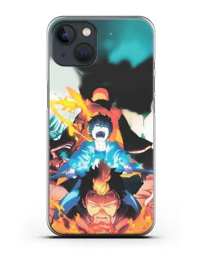 Чехол аниме Синий экзорцист - Рин экзорцист силиконовый для iPhone 13