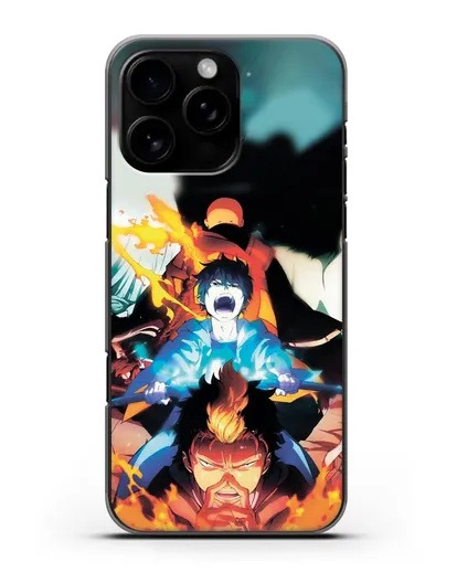 Чехол аниме Синий экзорцист - Рин экзорцист силиконовый для iPhone 16 Pro Max