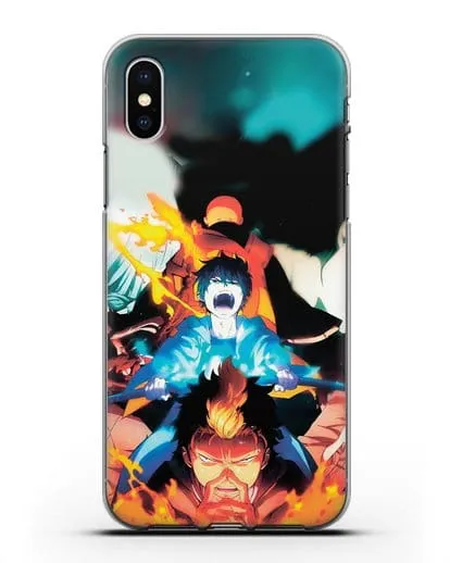 Чехол аниме Синий экзорцист - Рин экзорцист силиконовый для iPhone XS