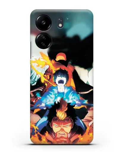 Чехол аниме Синий экзорцист - Рин экзорцист силиконовый для Xiaomi Poco C65