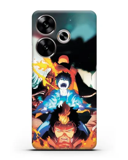 Чехол аниме Синий экзорцист - Рин экзорцист силиконовый для Xiaomi Poco F6