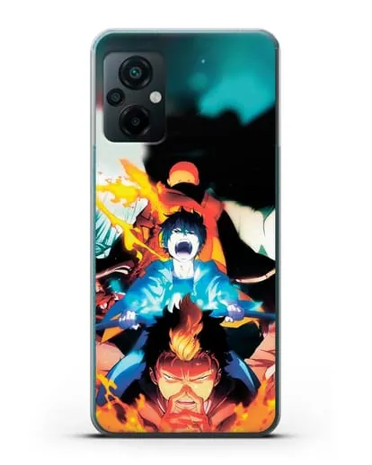 Чехол аниме Синий экзорцист - Рин экзорцист силиконовый для Xiaomi Poco M5